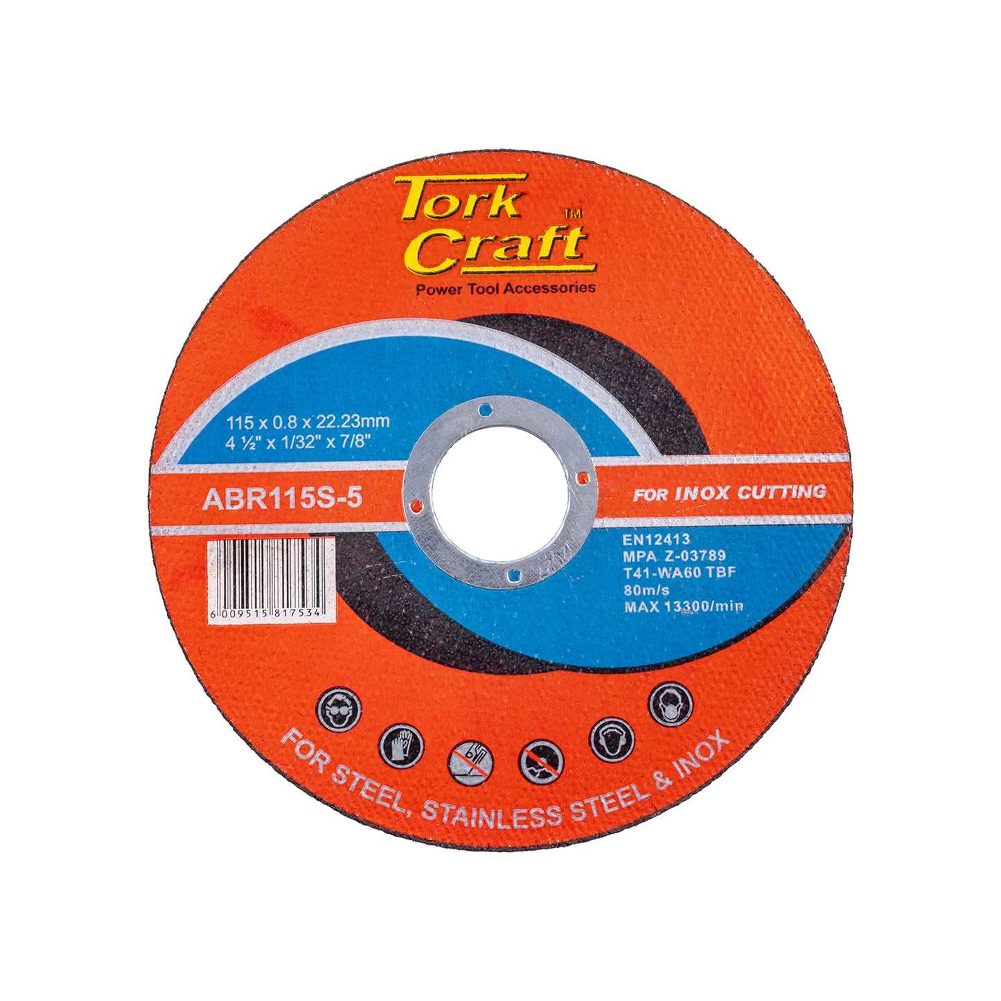 CUTTING DISC STEEL & SS 115 x 0.8 x 22.2 MM