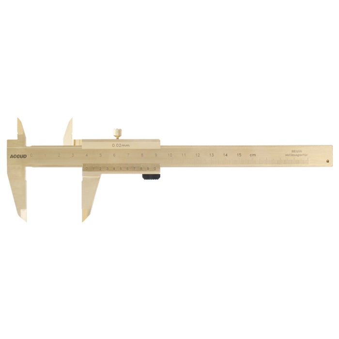 VERNIER CALIPER 150MM 0.05MM ACC. 0.05 GRAD COPPER NON-MAGNETIC
