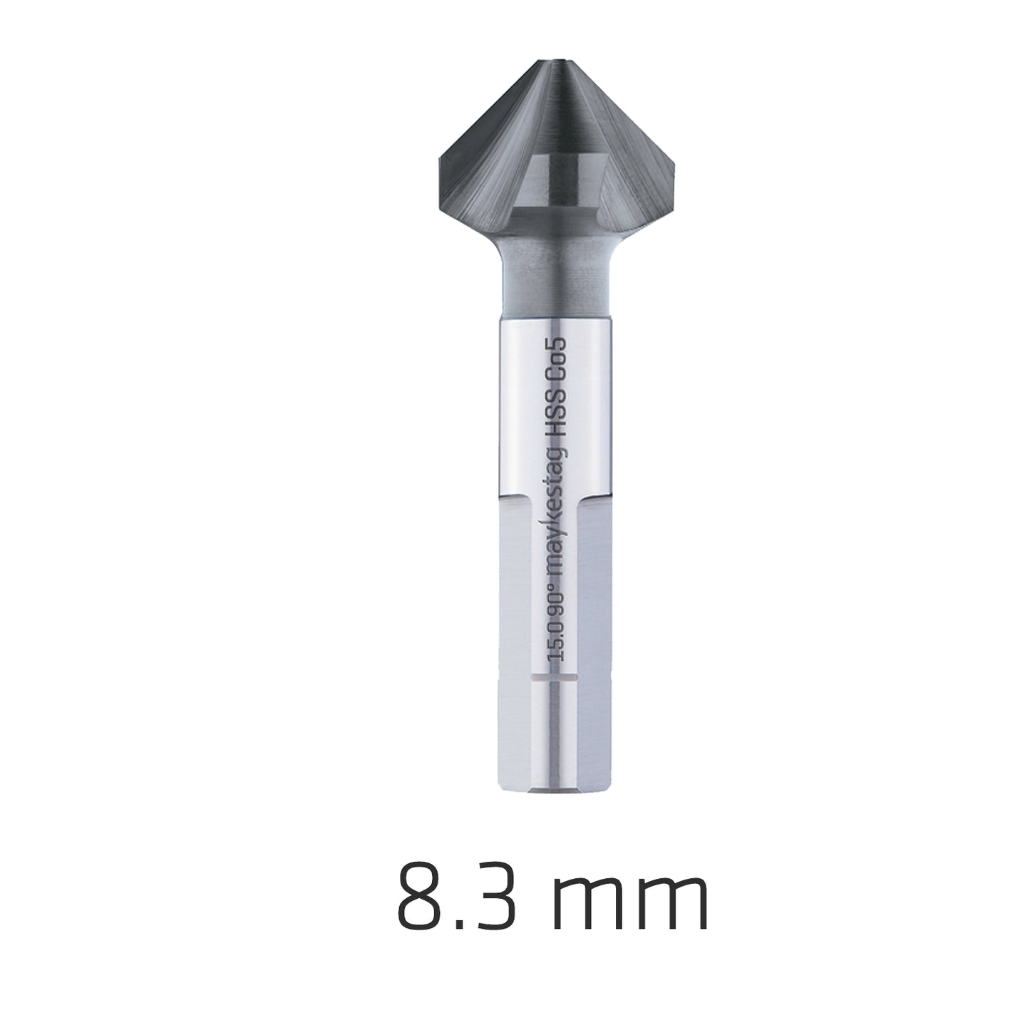 HSS-ECO5 COUNTERSINK 90 8.3 DIN 335 SHAPEC 3-SURFACE SHANK ALUNIT COA
