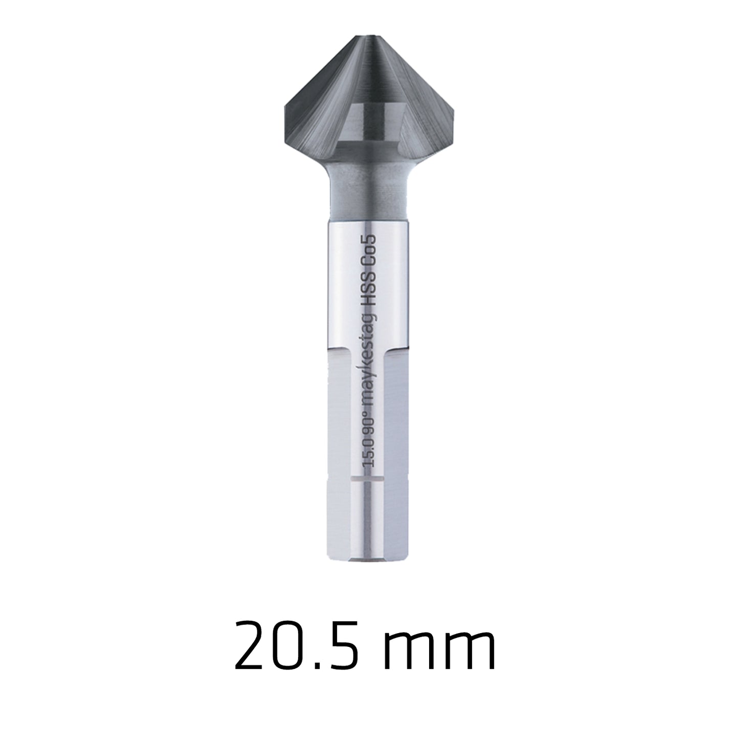 HSS-ECO5 COUNTERSINK 90 20.5 DIN 335 SHAPEC 3-SURFACE SHANK ALUNIT CO