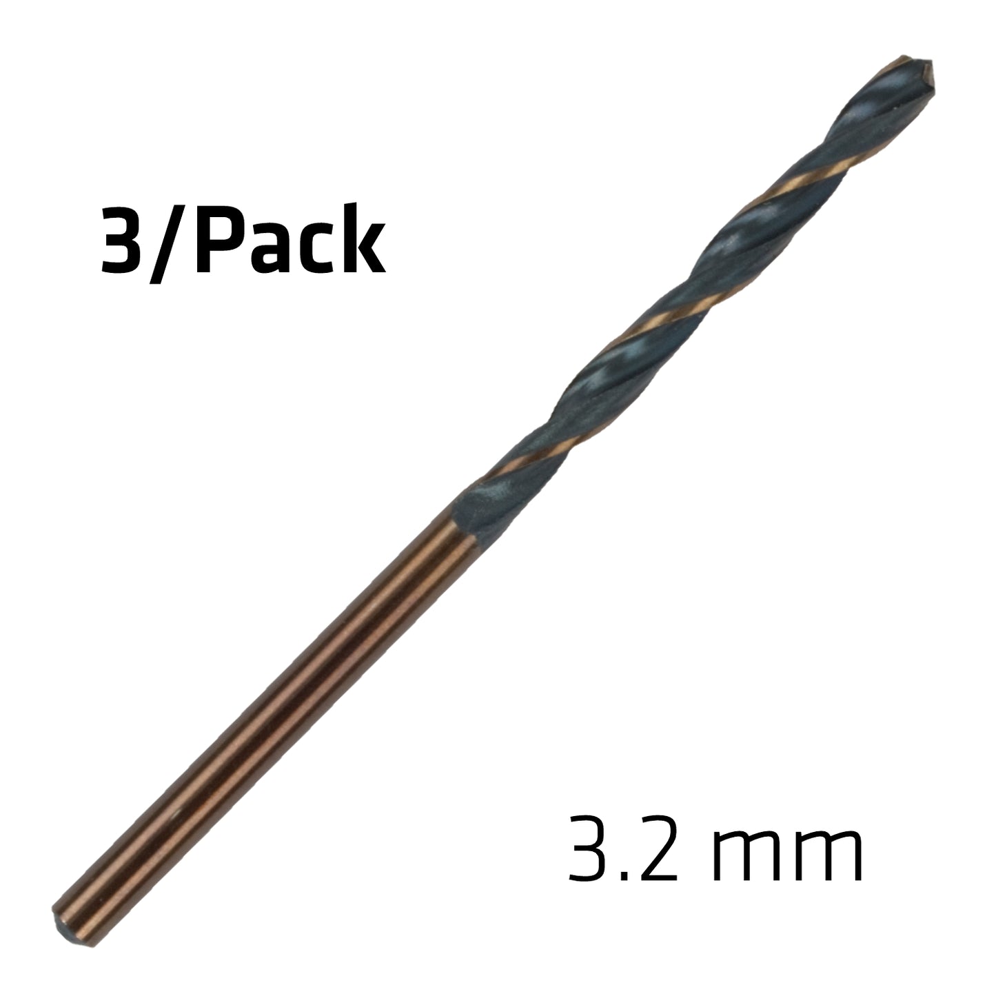 HSS SPRINT MASTER 3.2MM X3 SLEEVED DIN338 ALPEN DRILL BIT