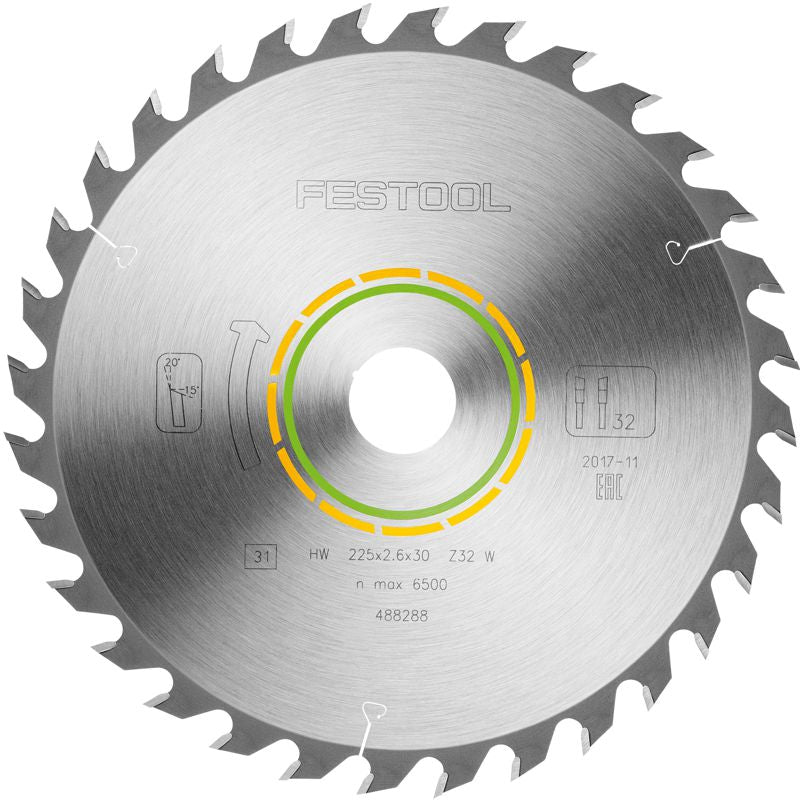 SAW BLADE HW 225X2,6X30 W32