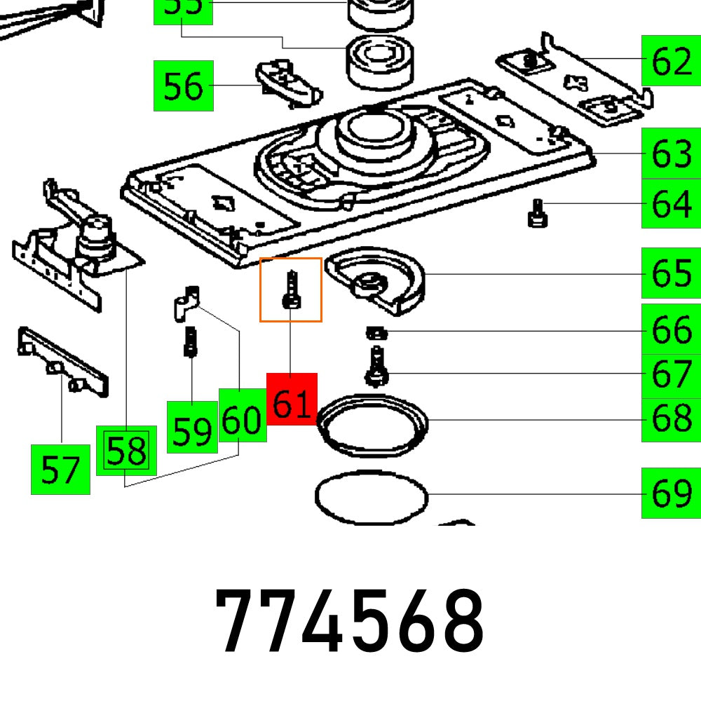 OVAL HEAD SCREW DIN 7985-M5X20-4.8