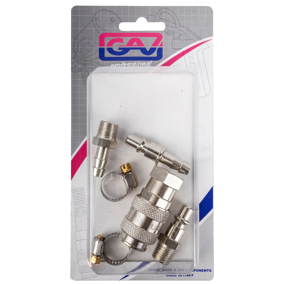 QUICK COUPLER SET 6 PIECE PACKAGED