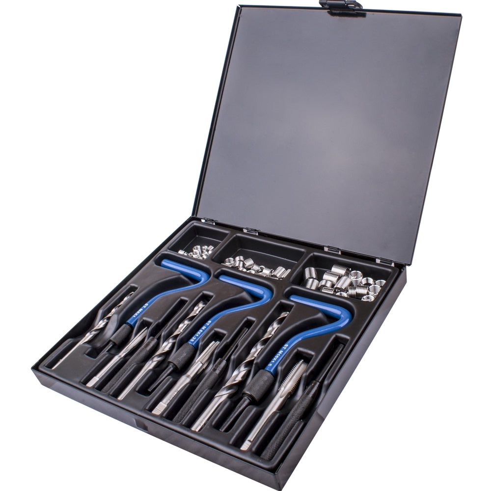 THREAD REPAIR KIT 3PCS COMBINATION SET M6/M8/M10 INTERNAL (METAL BOX)