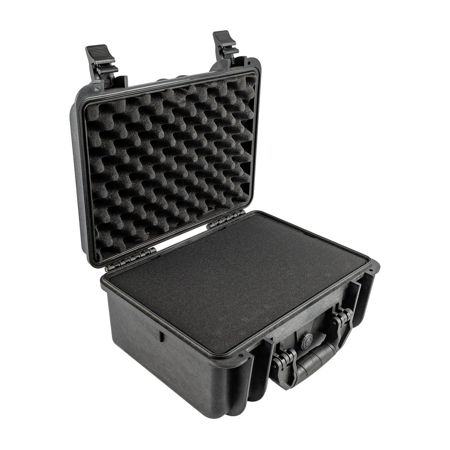 HARD CASE 430X320X230MM OD WITH FOAM BLACK WATER & DUST PROOF (382718)