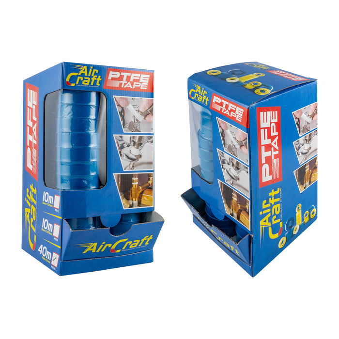 PTFE TAPE 19MMX0.1MMX40M IN DISPLAY BOX X60