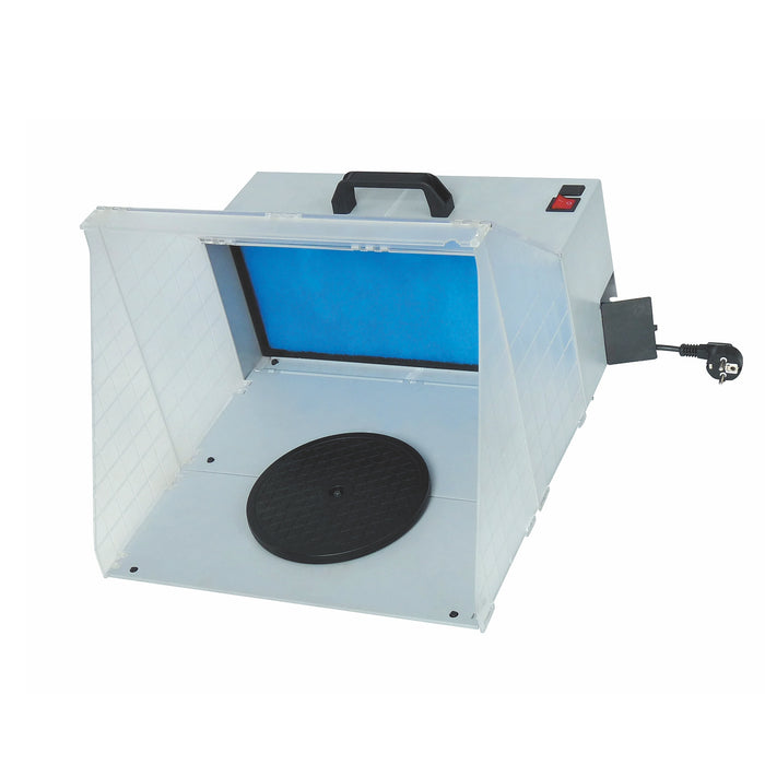 AIRBRUSH SPRAY BOOTH WITH EXTRACTOR