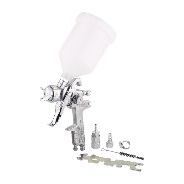 SPRAY GUN HVLP 1.4MM NOZZLE WITH FEMALE CONNECTOR & UNIVERSAL COUPLER