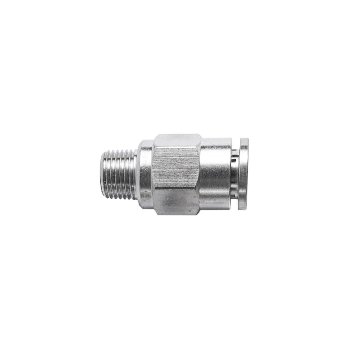 METAL PU FITTING STRAIGHT 8MM X 1/8' M