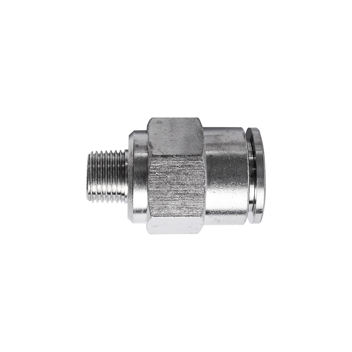 METAL PU FITTING STRAIGHT 12MM X 1/8' M
