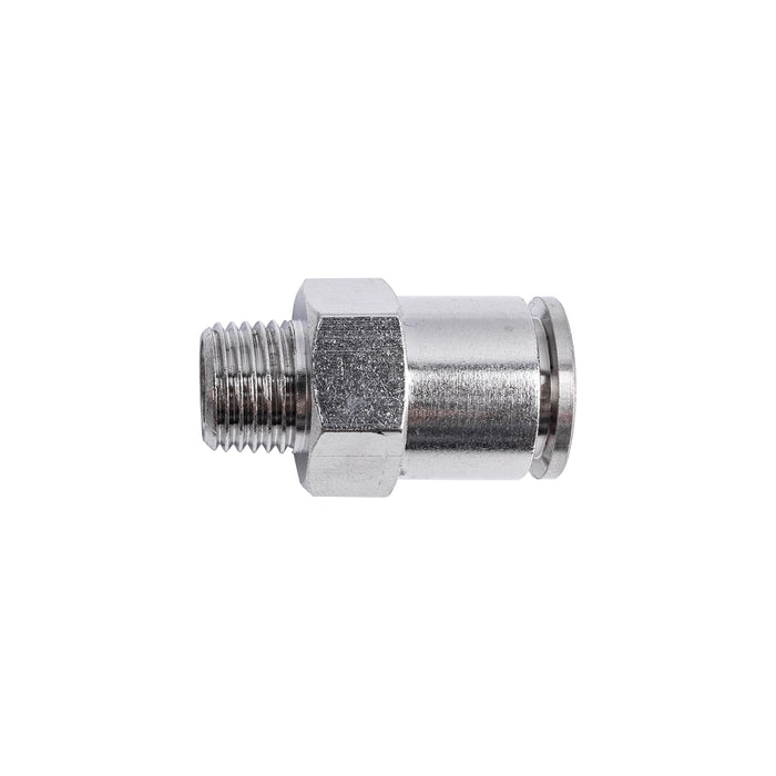 METAL PU FITTING STRAIGHT 12MM X 1/4' M