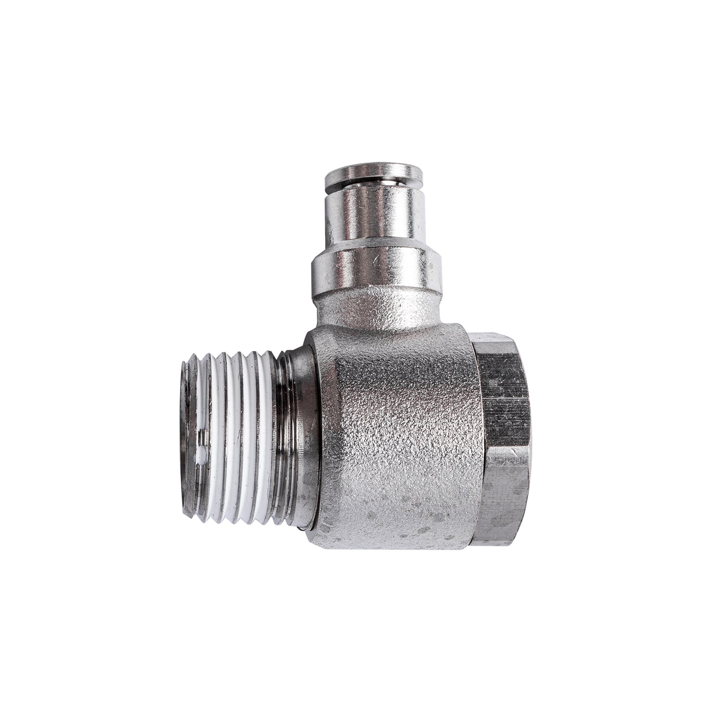METAL SWIV. ELBOW 6MM X 1/2' M
