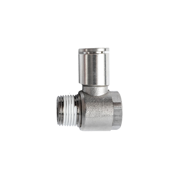 METAL SWIV. ELBOW 10MM X 3/8' M
