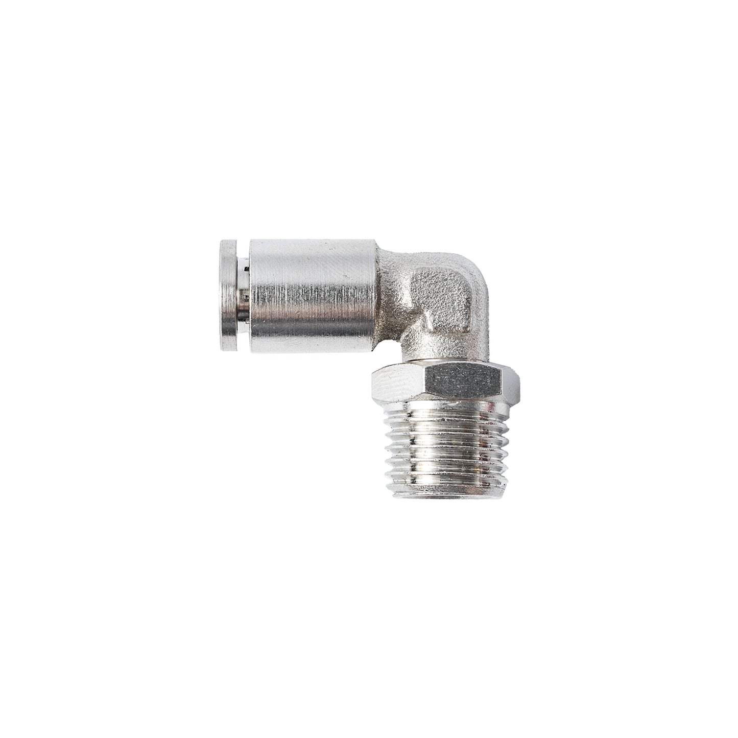 METAL PU FITTING ELBOW 6MM 1/4' M