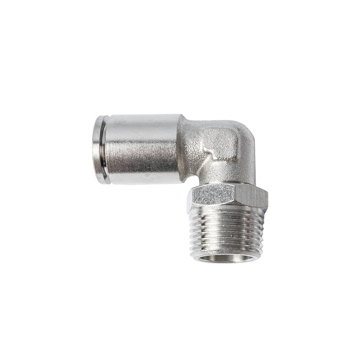 METAL PU FITTING ELBOW 10MM 3/8' M