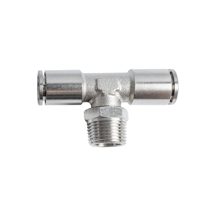 METAL PU FITTING T-JOINT 10MM 3/8' M