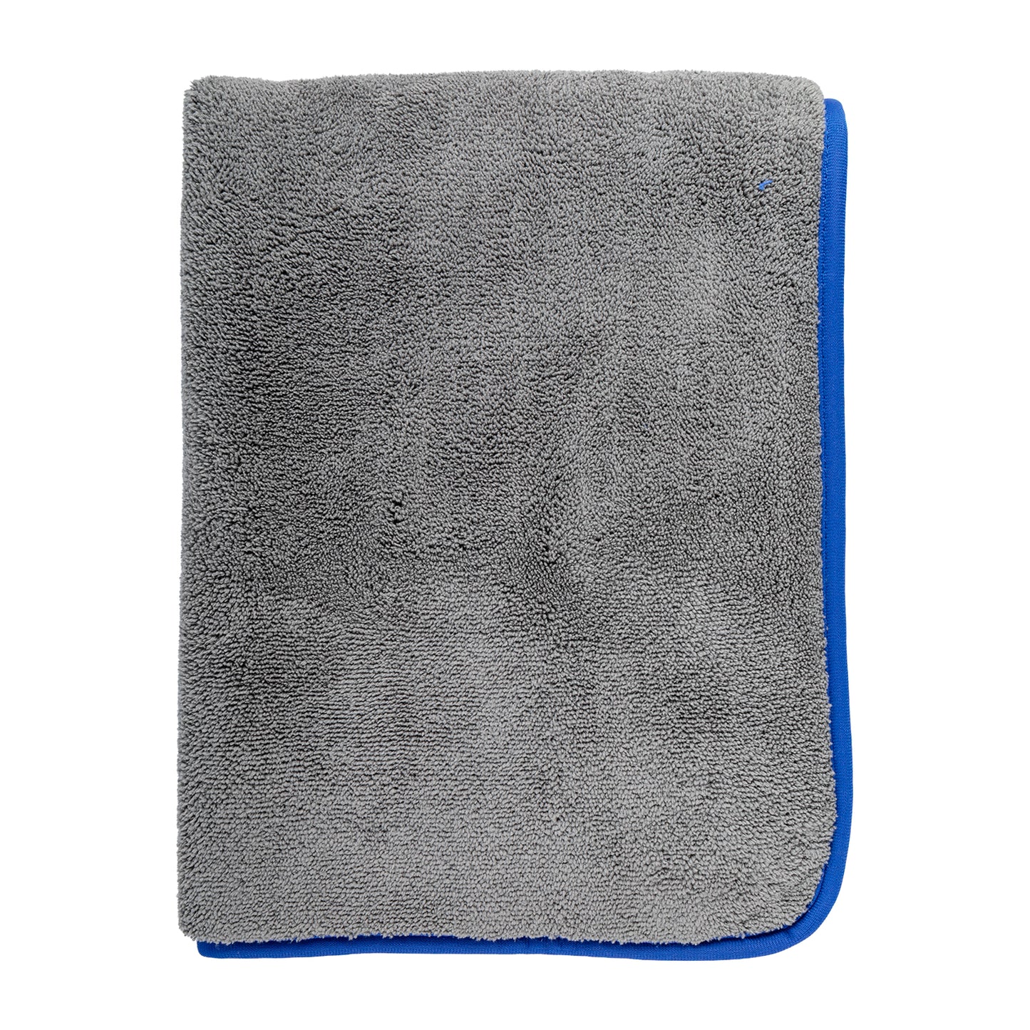 MICROFIBRE CLOTH FLEECE DRY TOWEL GREY 500MM X 700MM 1000GSM