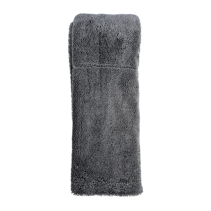 MICROFIBRE CLOTH DRY TOWEL GREY 500MM X 700MM 1100GSM