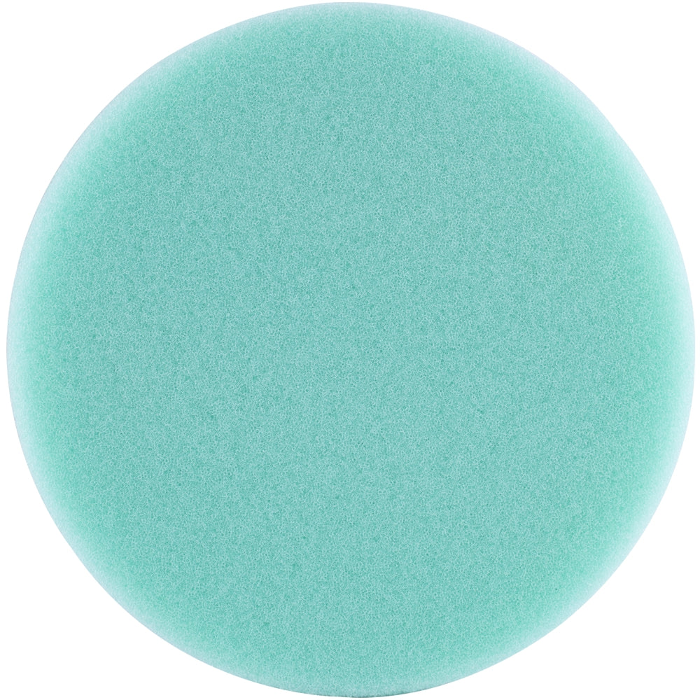 FOAM PAD HOOK AND LOOP GREEN SPONGE 150MM 6' LIGHT FINISHING