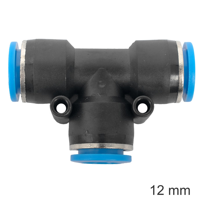 PU HOSE FITTING TEE 12MM