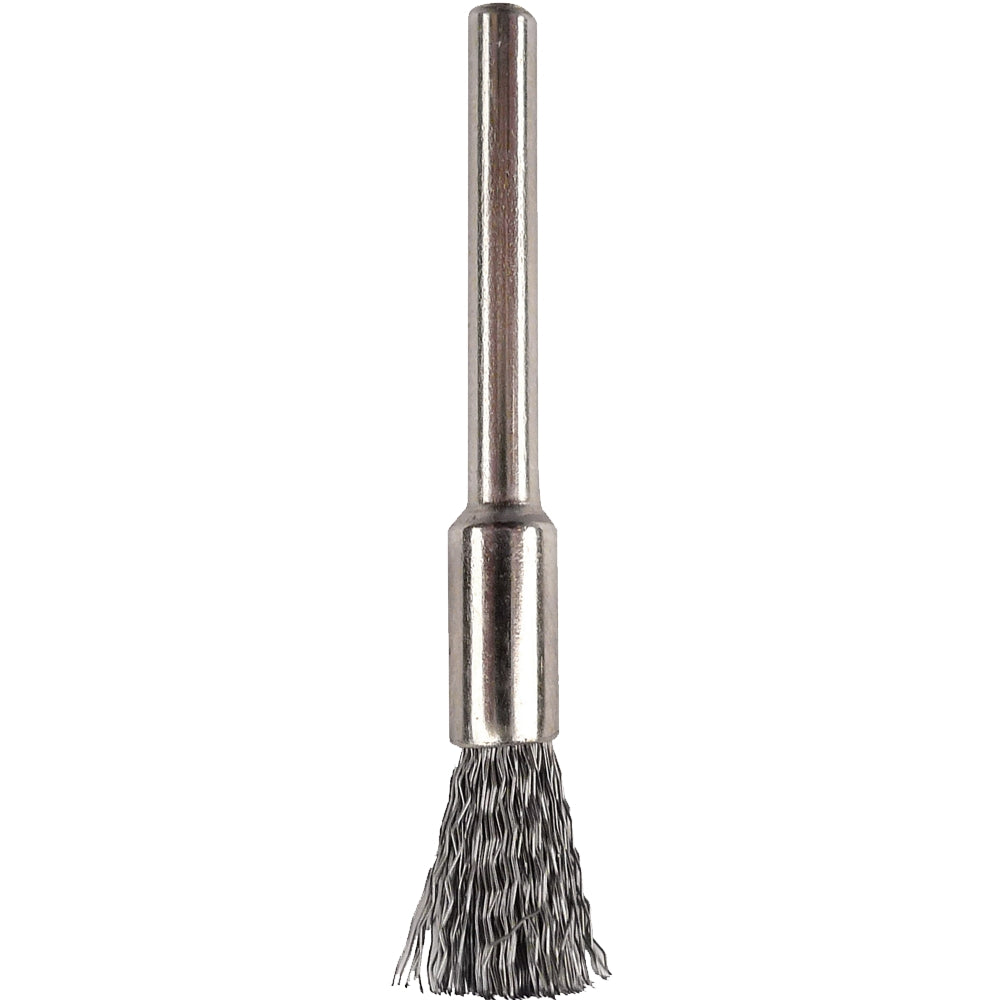 MINI CARBON STEEL BRUSH 5.0MM END 3.2MM SHANK