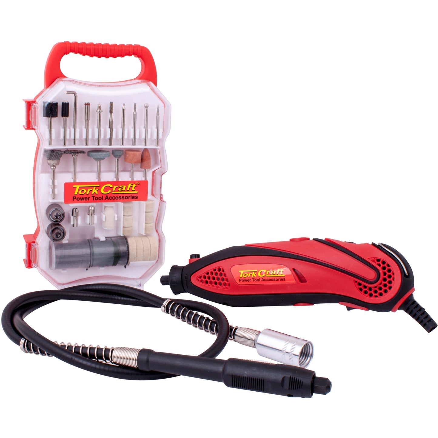 MINI ROTARY TOOL AND 72 PC ACCESSORY KIT WITH FLEXIBLE SHAFT