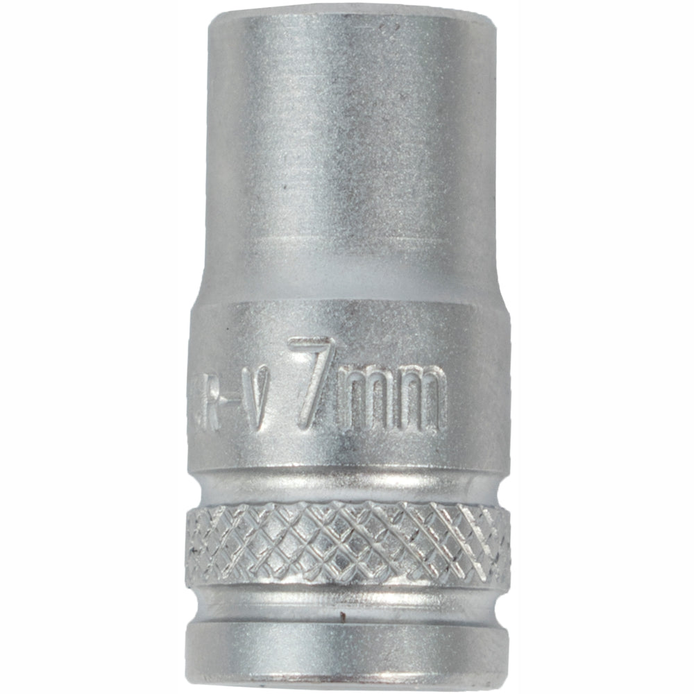 SOCKET 7MM 1/4' DRIVE CRV 12 POINT
