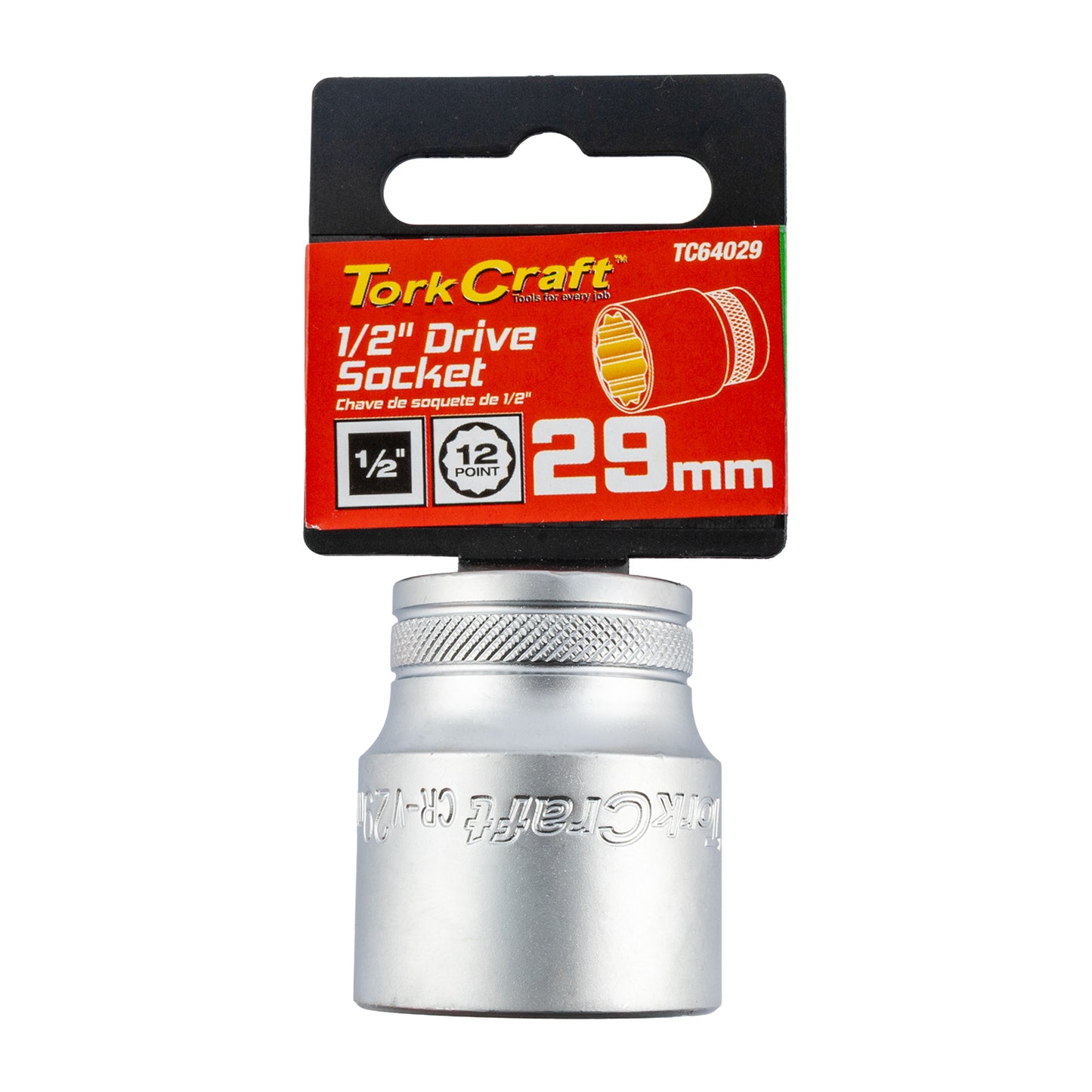 SOCKET 29MM X 41.8MM 1/2' DRIVE CRV 12 POINT