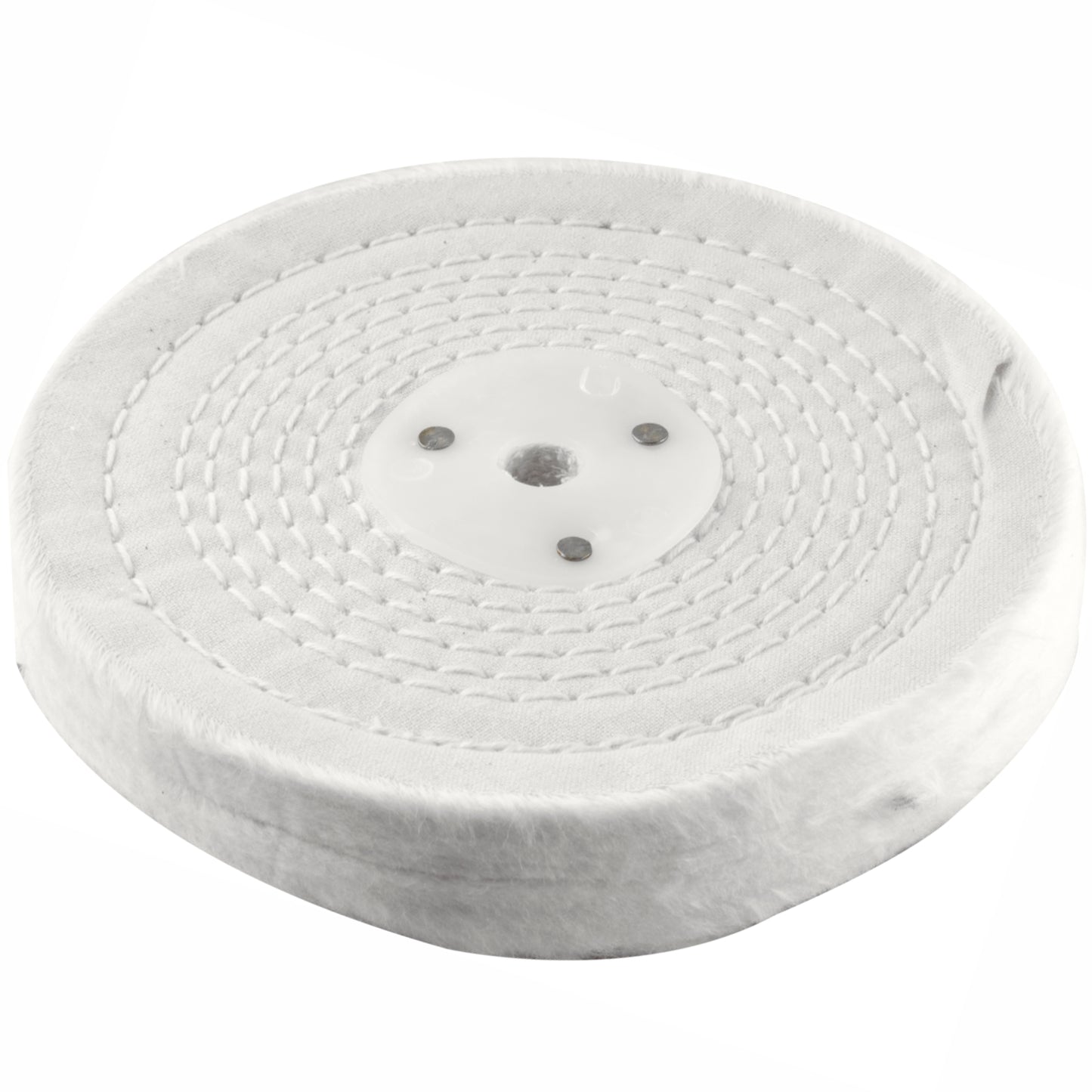 WHITE BUFF/MOP 150MM X 2 SECTION 20MM THICK