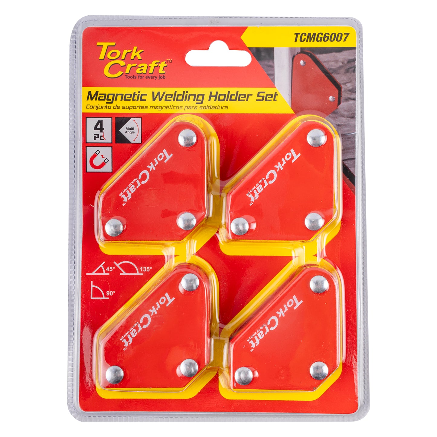 4PC MAGNETIC HOLDER 5KG WELDER SET