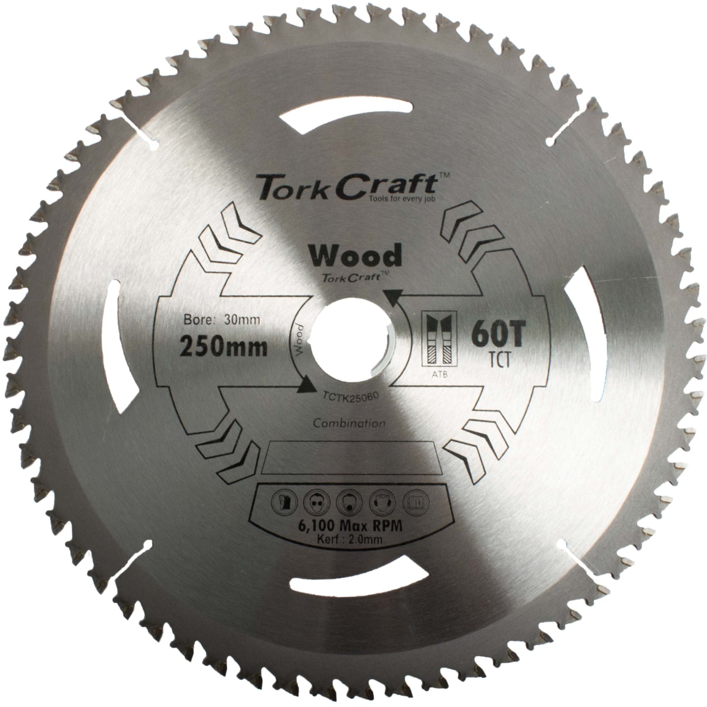SAW BLADE THIN KERF 250 X 60T 30-16 TCT