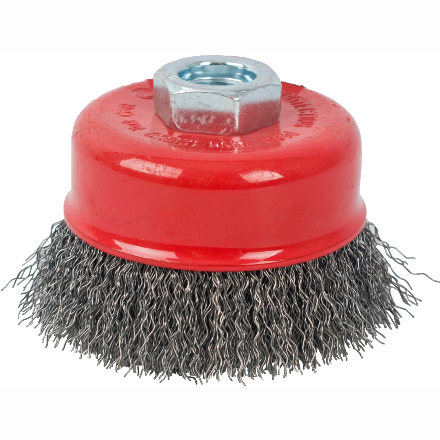 WIRE CUP BRUSH CRIMPED PLAIN 100MMXM14 BULK