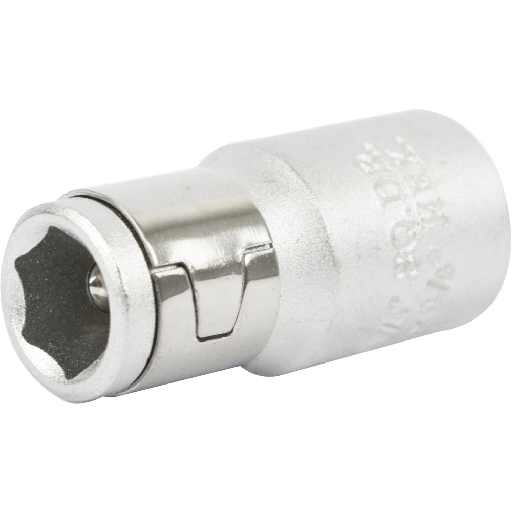 SOCKET ADAPTOR COUPLER 1/4'F SQ X 1/4'F HEX BULK