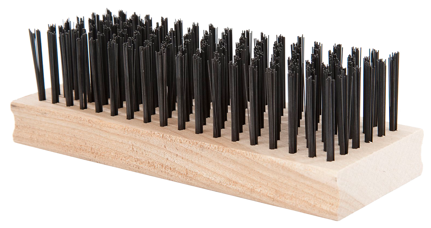 Brush Wire Wooden Block