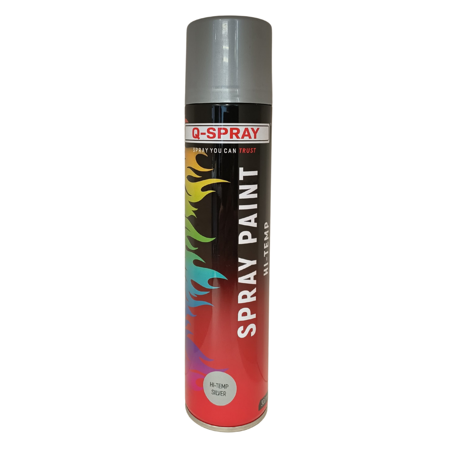 Q-Spray Paint Hi-Temp Silver 300Ml