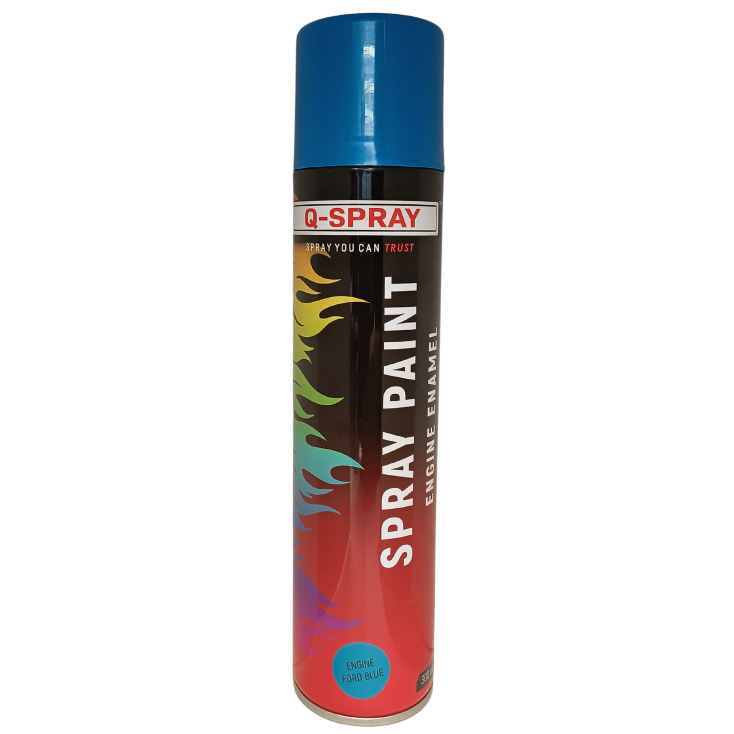 Q-Spray Paint Engine Enamel Ford Blue 300Ml
