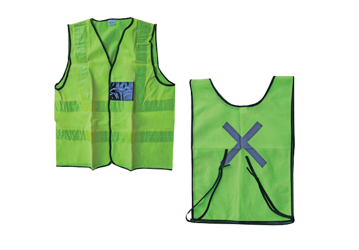 Reflective Waist Jacket Lime - Medium