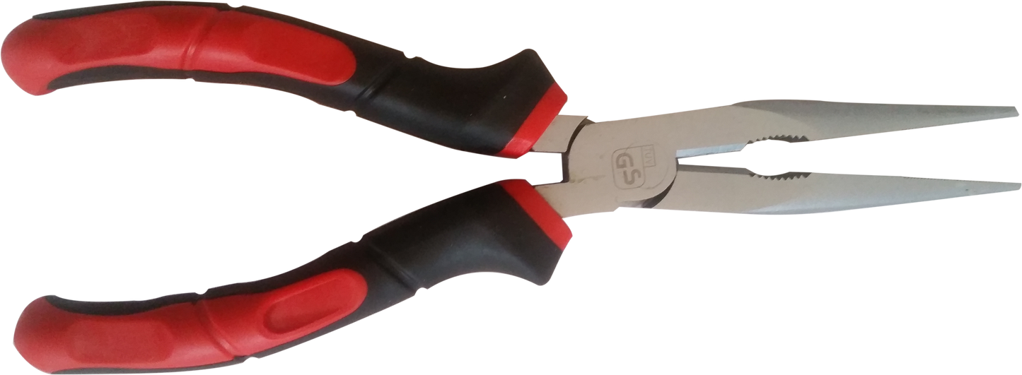 Pliers Electricians Long Nose Red\Black Hndle200Mm