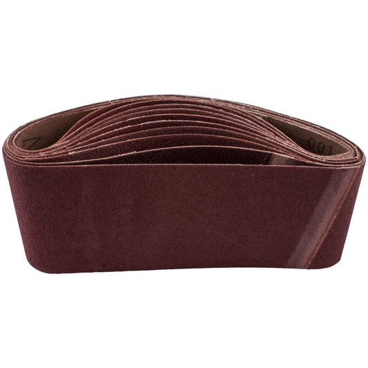 SANDING BELT 75 X 510MM 40 GRIT 10/PACK