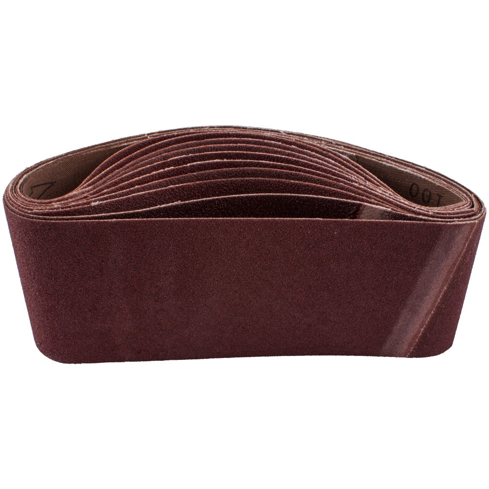 SANDING BELT 75 X 610MM 60 GRIT 10/PACK