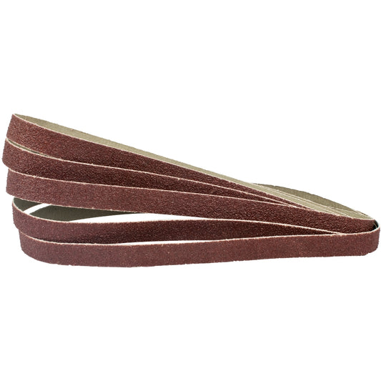 POWERFILE SANDING BELT 13 X 451MM 40 GRIT 5/PK