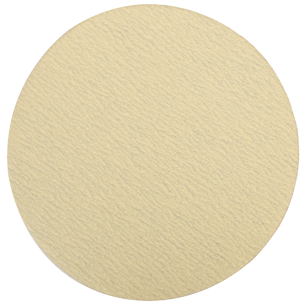 GOLD DISC (50 PIECES) 500 GRIT 150MM WITHOUT HOLE HOOK AND LOOP