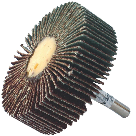FLAP WHEEL 30 X 10 X 6MM SHAFT 60 GRIT PER EACH
