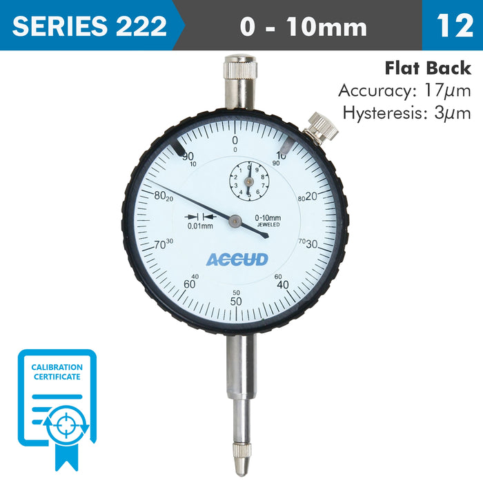 DIAL INDICATOR WITH CALIBRATION CERTIFICATE
