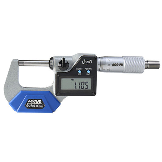 DIG. OUTSIDE MICROMETER 25MM 0.002MM ACC IP65. 0.001MM RES.