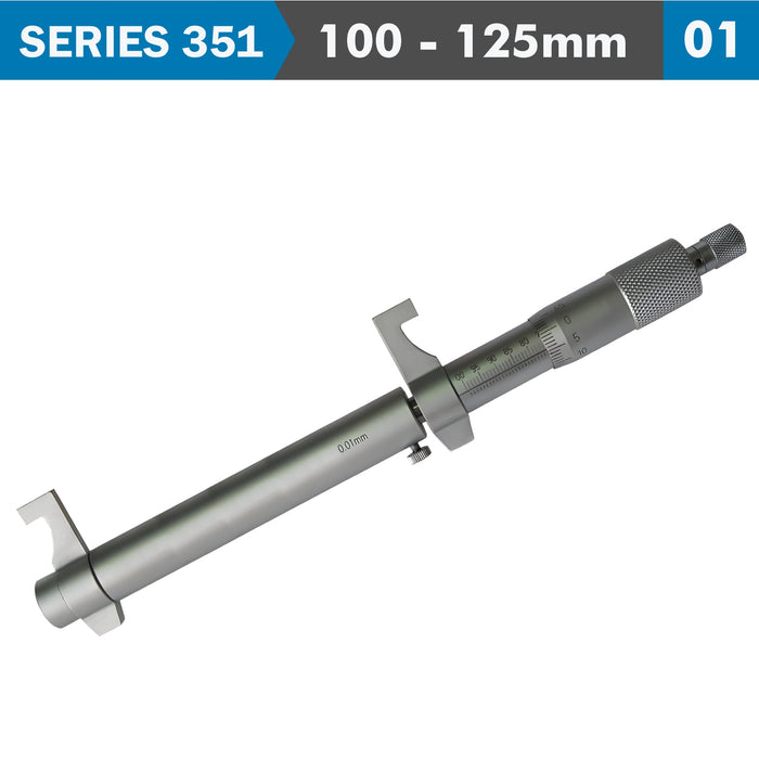 INSIDE MICROMETER 100-125MM WITHOUT SETTING RING 0.010MM ACC. 0.01MM G