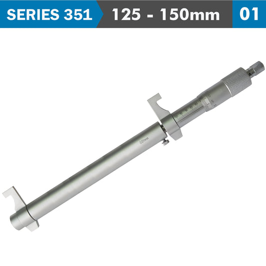INSIDE MICROMETER 125-150MM WITHOUT SETTING RING 0.011MM ACC. 0.01MM G