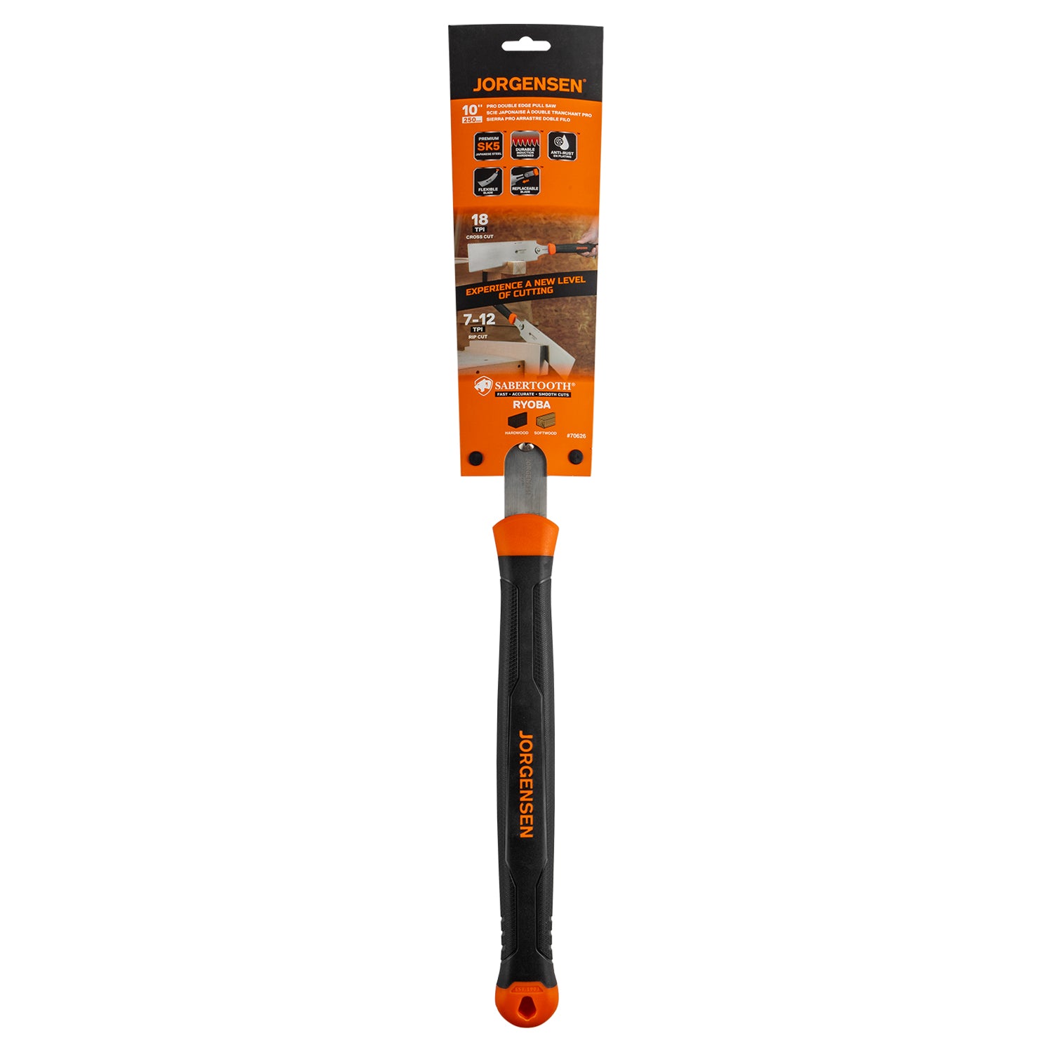 JORGENSEN 250MM PRO DOUBLE EDGE PULL SAW