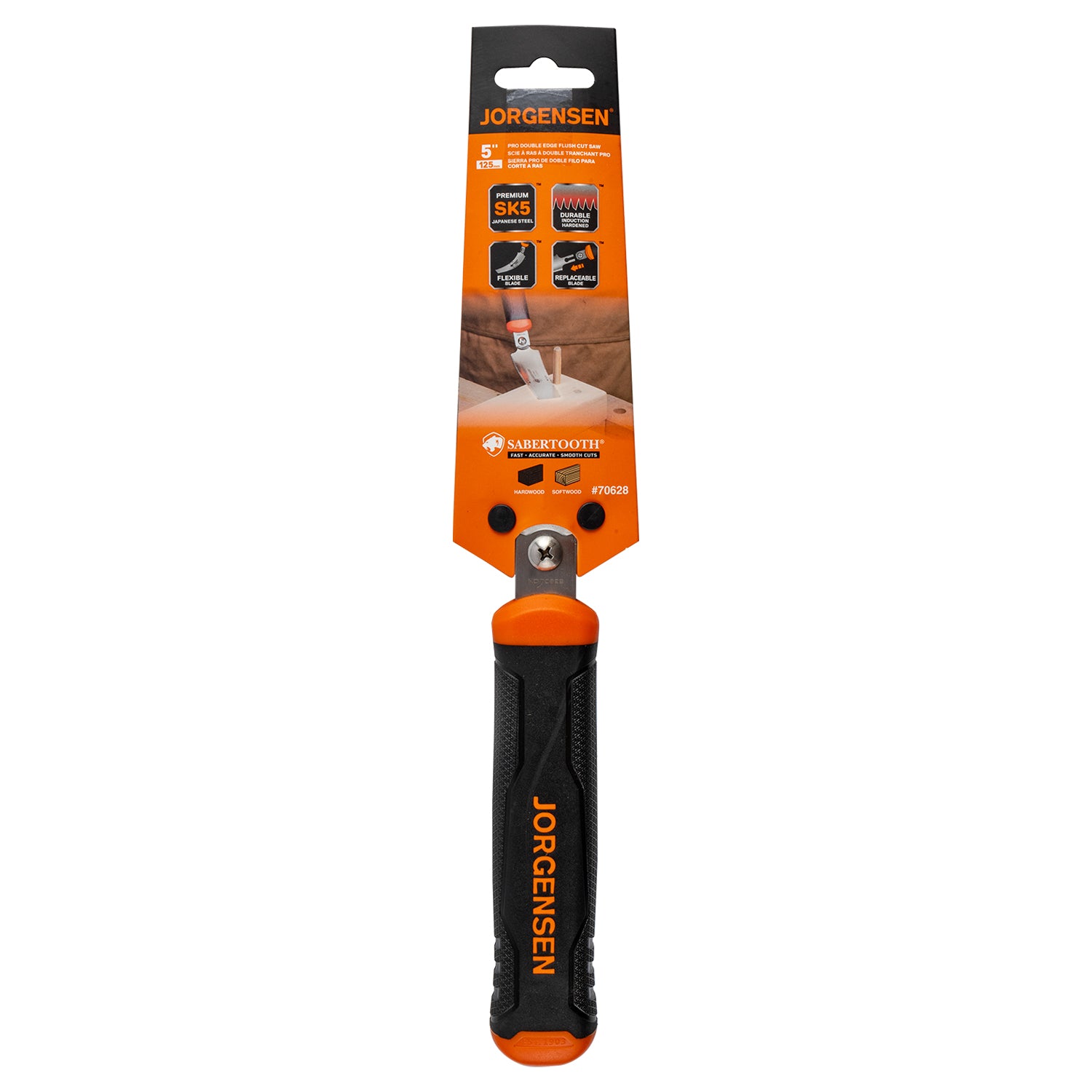 JORGENSEN 125MM PRO DOUBLE EDGE FLUSH CUT SAW